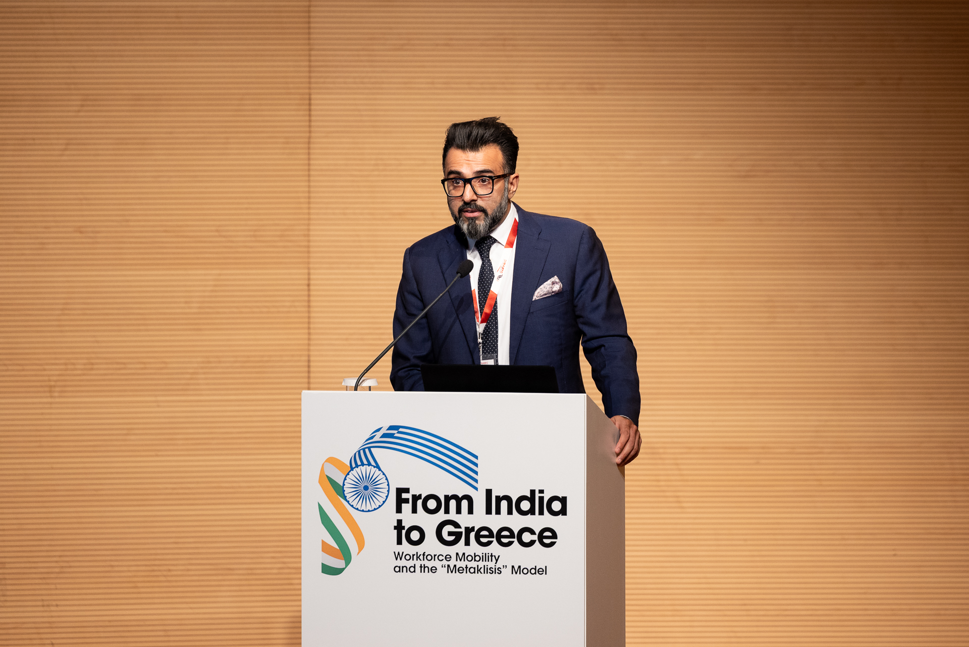 Varun Khosla presenting